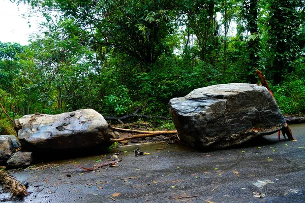 Heavy Landslides Happened Nedumpoyil Ghat Kerala August 2022 — Fotografia de Stock