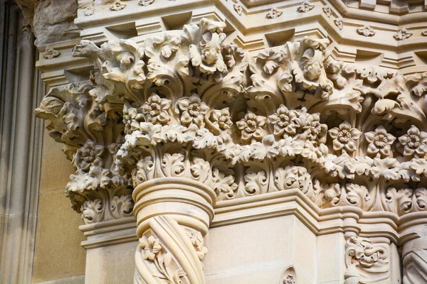 Detalhes Únicos Tesouros Arquitetônicos Itáliacapital — Fotografia de Stock