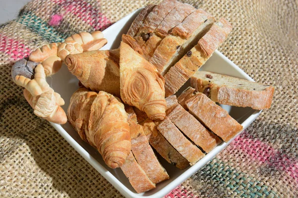 Homemade Italian Food Bread Durum Wheat Flour — Stock Photo, Image