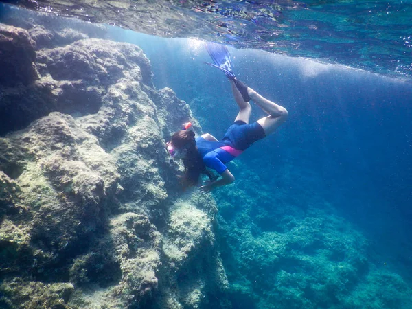 Único Espetacular Italiano Subaquático Incrível Vista Rara — Fotografia de Stock