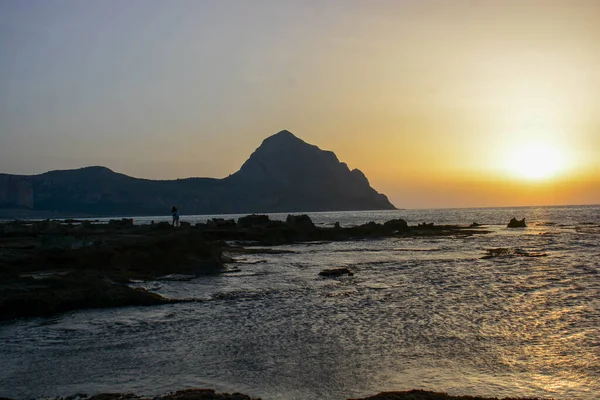 Unieke Spectaculaire Italiaanse Kliffen Verbazingwekkend Zeldzaam Uitzicht — Stockfoto