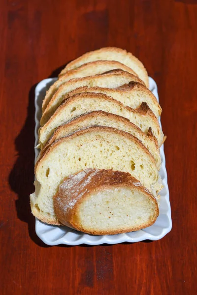 Pão Italiano Como Pão Trigo Duro Nasce — Fotografia de Stock