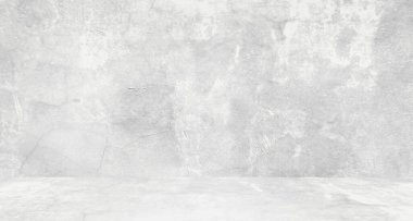 Doğal çimentonun pis beyaz arka planı ya da eski taş dokusu eski model bir duvar gibi. Kavramsal duvar afişi, grunge, materyal veya inşaat.