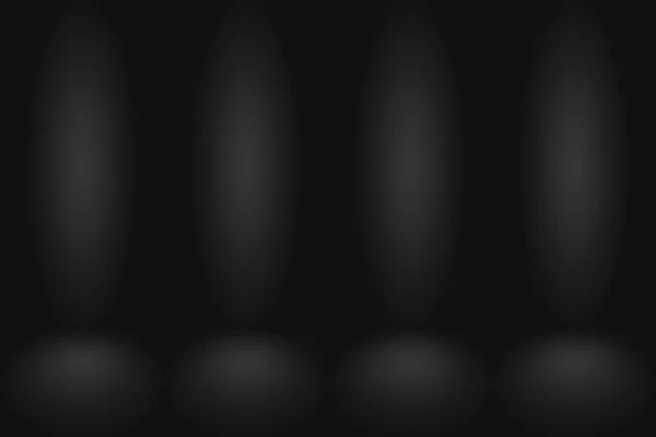 Templat abu-abu gelap abstrak kosong ruang gradien gelap wall.Dark Gradien ruang kosong yang digunakan untuk montase atau menampilkan produk Anda . — Stok Foto