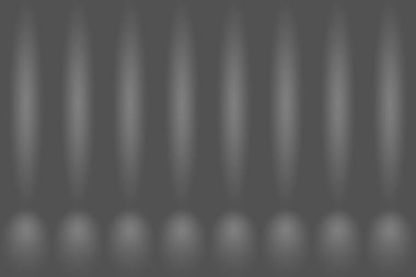 Siyah katı vignette ışıklandırma stüdyosu duvarı ve zemin zemin zeminini fon olarak kullanan soyut Boş Beyaz Gri gradyan. Metnin ve resmin için alanı olan arkaplan boş beyaz oda