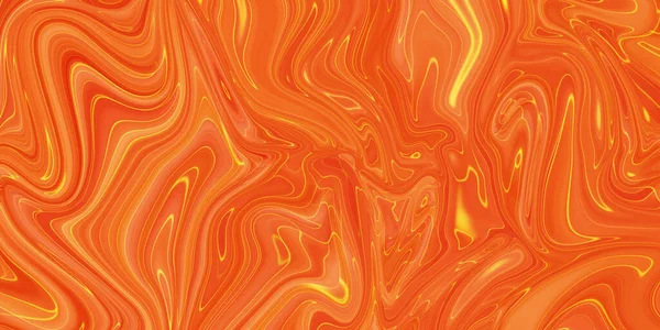 Absztrakt narancssárga festék háttér. Akril textúra, márvány mintával — Stock Fotó