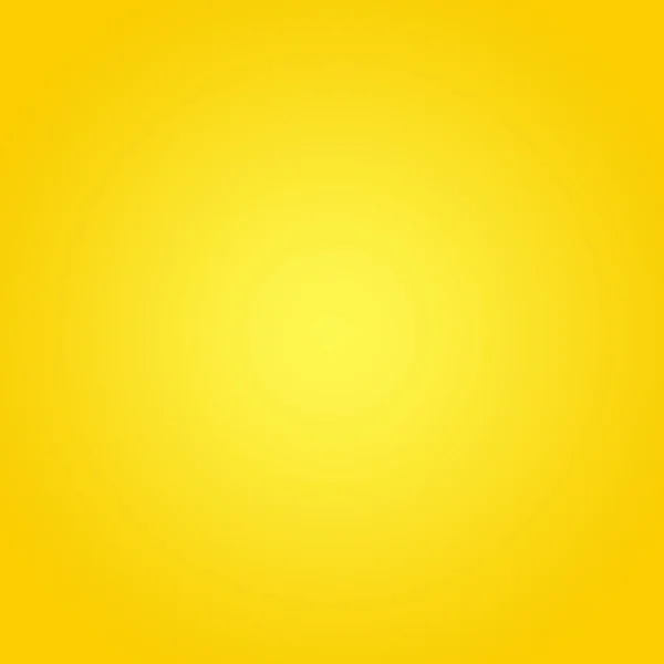 Sólido abstrato de brilho amarelo gradiente estúdio parede quarto fundo. — Fotografia de Stock