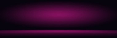 Stüdyo Arkaplan Konsepti - ürün için soyut boş ışık gradyanı mor stüdyo odası arka planı. Düz Stüdyo arkaplanı.