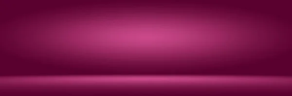 Studio Koncepcja tła - abstrakcyjne puste światło gradientowy fioletowy pokój tło dla produktu. Plain Studio tło. — Zdjęcie stockowe