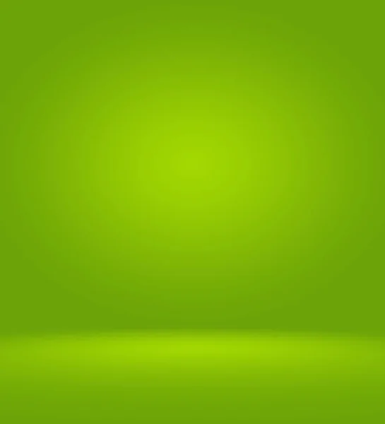 緑と薄緑のぼかしのグラデーション背景 — ストック写真