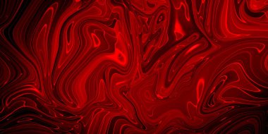 Mermer efektli, yaratıcı, soyut, karışık mercan rengi boya, panorama