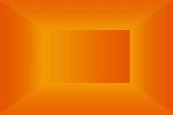 橙色背景设计，工作室，房间，网页模板，具有平滑圆形渐变色彩的商业报告. — 图库照片