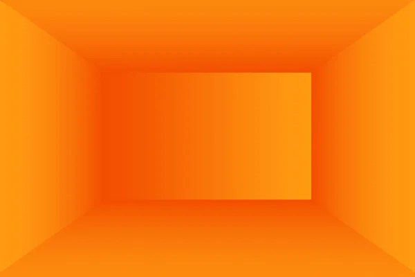 Abstract Projeto de layout de fundo laranja, estúdio, sala, modelo web, relatório de negócios com cor gradiente círculo liso. — Fotografia de Stock