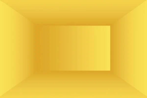 闪光黄色渐变工作室墙体背景的抽象固体. — 图库照片