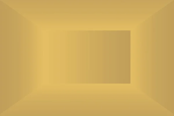 Abstrato Luxury Gold parede do estúdio gradiente amarelo, bem uso como fundo, layout, banner e apresentação do produto. — Fotografia de Stock