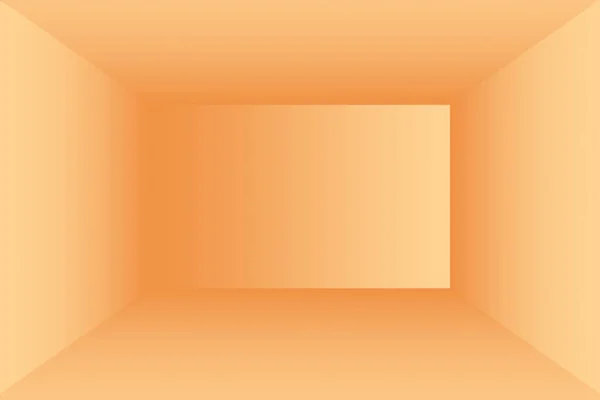 Diseño de diseño de fondo naranja abstracto, estudio, habitación, plantilla web, informe de negocios con color de gradiente de círculo liso. — Foto de Stock