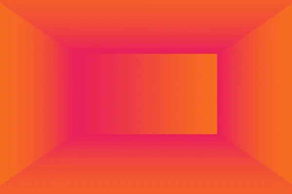 Desain tata letak latar belakang oranye abstrak, studio, ruang, templat web, laporan bisnis dengan warna gradien lingkaran halus. — Stok Foto
