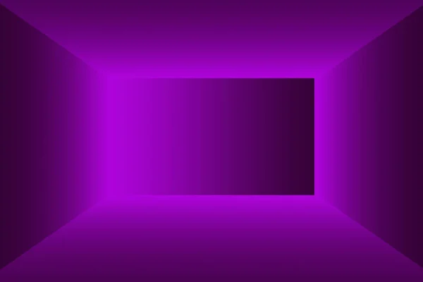 Studio Koncepcja tła - abstrakcyjne puste światło gradientowy fioletowy pokój tło dla produktu. Plain Studio tło. — Zdjęcie stockowe