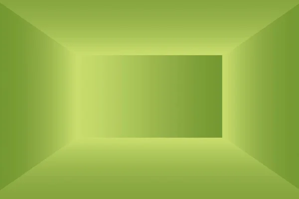 Luxo planície Verde gradiente abstrato estúdio fundo vazio quarto com espaço para o seu texto e imagem — Fotografia de Stock