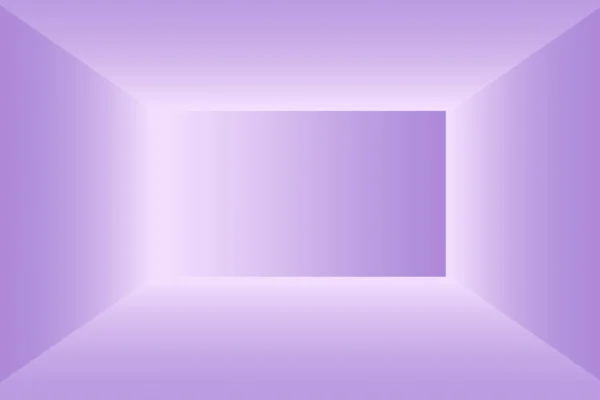 Студийный фон - пустой свет и фиолетовый фон студийной комнаты для продукта. Студия Плейна. — стоковое фото