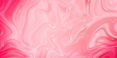 Mermer girdaplar ya da agat dalgaları. Pembe renkli sıvı mermer dokusu. Duvar kağıtları, posterler, kartlar, davetiyeler, web siteleri için soyut resim arka planı. Akışkan sanat