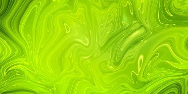 Şeffaf yeşil yaratıcılık, modern sanat. Mürekkep renkleri inanılmaz derecede parlak, aydınlık, şeffaf, serbest akış ve çabucak kurudur. Doğal model, lüks. Soyut sanat eseri, moda tarzı