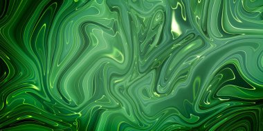 Şeffaf yeşil yaratıcılık, modern sanat. Mürekkep renkleri inanılmaz derecede parlak, aydınlık, şeffaf, serbest akış ve çabucak kurudur. Doğal model, lüks. Soyut sanat eseri, moda tarzı