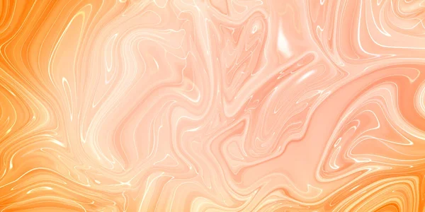Astratto sfondo vernice arancione. Texture acrilica con motivo in marmo — Foto Stock