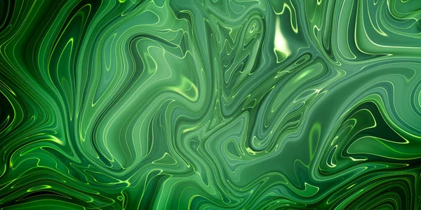 Creatividad verde transparente, arte moderno. Los colores de la tinta son sorprendentemente brillantes, luminosos, translúcidos, fluidos y secos rápidamente. Patrón natural, lujo. Obra de arte abstracta, estilo moderno —  Fotos de Stock