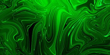 Şeffaf yeşil yaratıcılık, modern sanat. Mürekkep renkleri inanılmaz derecede parlak, aydınlık, şeffaf, serbest akış ve çabucak kurudur. Doğal model, lüks. Soyut sanat eseri, moda tarzı