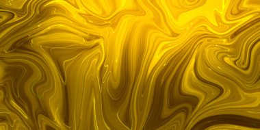 Sarı ve altın rengi yağlı boya soyut bir arkaplan. Yağlı boya sarı ve arka plan için altın yağlı boya. Sarı ve altın mermer desenli soyut arkaplan