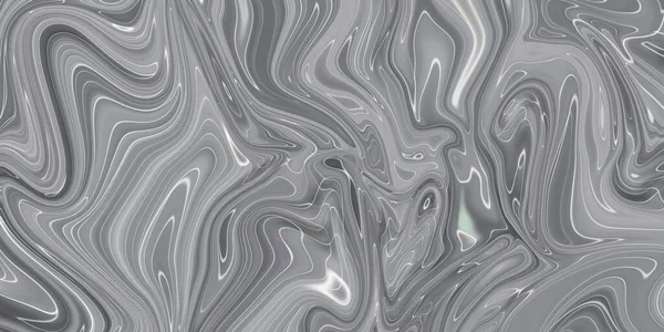 Abstract marble texture. Black and white grey background. Handmade technique — Stock Photo, Image