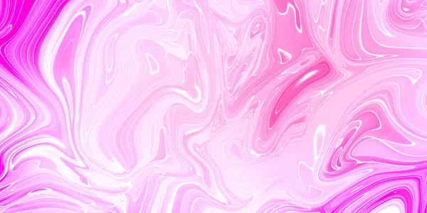 Kroužky mramoru nebo vlnky achátu. Kapalná mramorová textura s růžovými barvami. Abstraktní malba pozadí pro tapety, plakáty, pohlednice, pozvánky, webové stránky. Fluidní umění — Stock fotografie