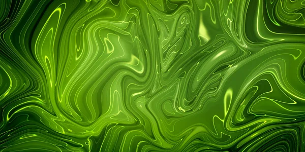 Creatividad verde transparente, arte moderno. Los colores de la tinta son sorprendentemente brillantes, luminosos, translúcidos, fluidos y secos rápidamente. Patrón natural, lujo. Obra de arte abstracta, estilo moderno — Foto de Stock