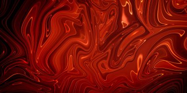 Mermer efektli, yaratıcı, soyut, karışık mercan rengi boya, panorama