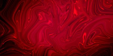 Mermer efektli, yaratıcı, soyut, karışık mercan rengi boya, panorama