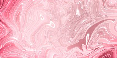 Mermer girdaplar ya da agat dalgaları. Pembe renkli sıvı mermer dokusu. Duvar kağıtları, posterler, kartlar, davetiyeler, web siteleri için soyut resim arka planı. Akışkan sanat