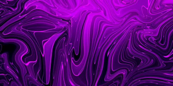 Lukisan seni ungu cair, latar belakang berwarna-warni abstrak dengan percikan warna dan cat, seni modern — Stok Foto