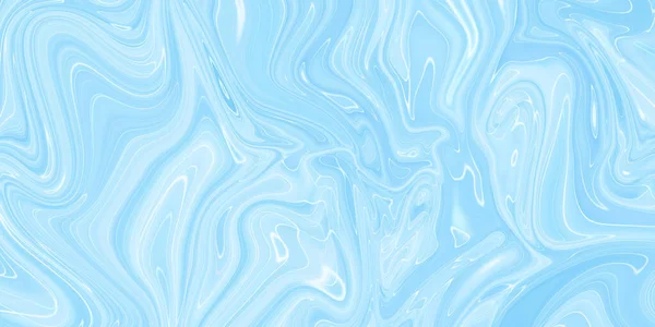 Marmeren blauwe abstracte achtergrond. Vloeibaar marmer patroon. — Stockfoto