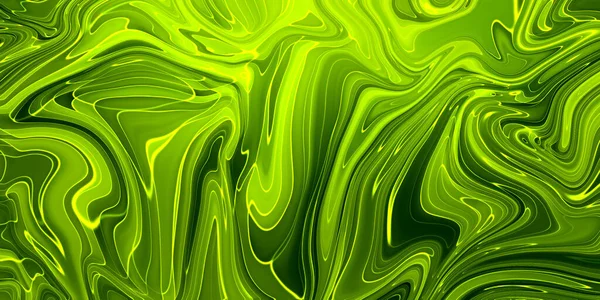 Transparent grön kreativitet, modern konst. Bläck färger är otroligt ljusa, lysande, genomskinliga, fri-flödande och torka snabbt. Naturligt mönster, lyx. Abstrakt konstverk, trendig stil — Stockfoto