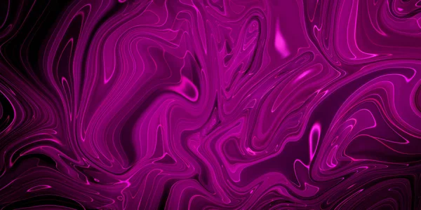 Жидкая фиолетовая живопись, цветной фон с цветными всплесками и пайетками, современное искусство — стоковое фото