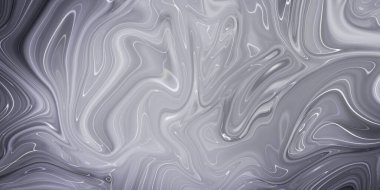 Soyut mermer dokusu. Siyah-beyaz gri arka plan. El yapımı teknik.