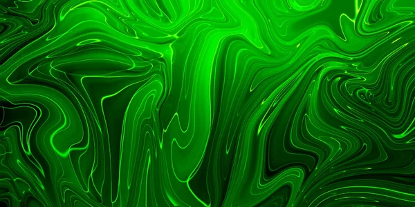 Transparente Criatividade verde, arte moderna. As cores da tinta são incrivelmente brilhantes, luminosas, translúcidas, de fluxo livre e secas rapidamente. Padrão natural, luxo. Arte abstrata, estilo moderno — Fotografia de Stock