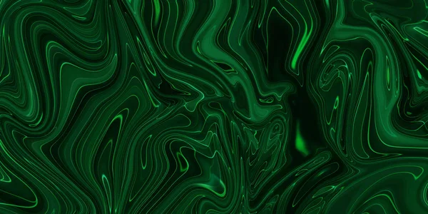 Trasparente Creatività verde, arte moderna. I colori dell'inchiostro sono incredibilmente luminosi, luminosi, traslucidi, fluenti e asciutti rapidamente. Fantasia naturale, lusso. Arte astratta, stile trendy — Foto Stock