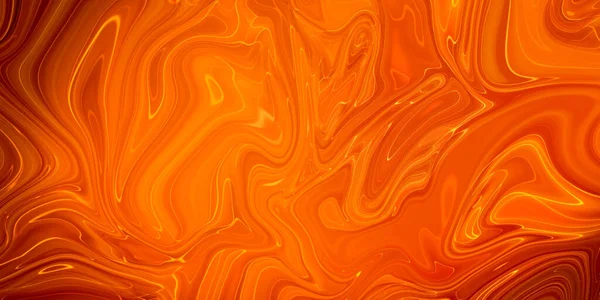 Abstrakt orange färg bakgrunden. Akryl textur med marmor mönster — Stockfoto