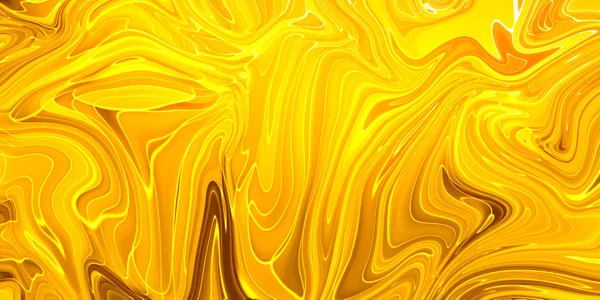 Gele en gouden olieverf abstracte achtergrond. Olieverf Geel en goud Olieverf voor de achtergrond. Geel en goud marmer patroon textuur abstracte achtergrond — Stockfoto