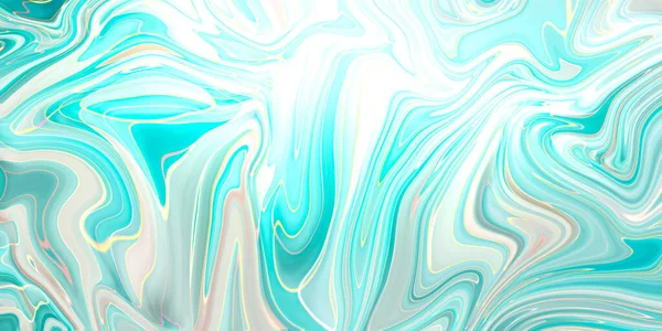 大理石蓝色的抽象背景。液态大理石图案. — 图库照片