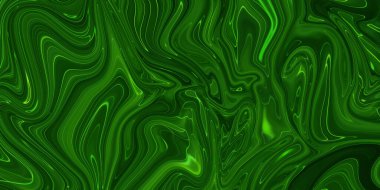 Şeffaf yeşil yaratıcılık, modern sanat. Mürekkep renkleri inanılmaz derecede parlak, aydınlık, şeffaf, serbest akış ve çabucak kurudur. Doğal model, lüks. Soyut sanat eseri, moda tarzı