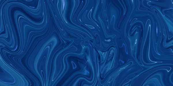 Marmurkowe niebieskie abstrakcyjne tło. Wzór płynnego marmuru. — Zdjęcie stockowe
