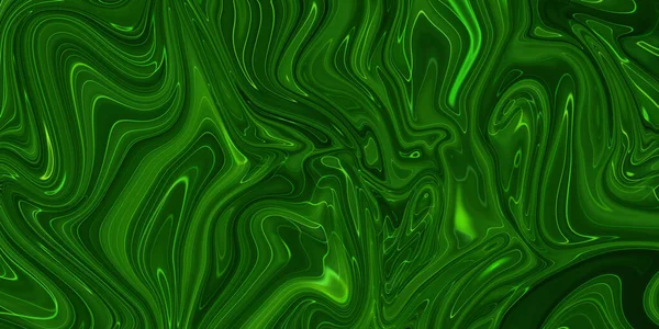 Transparent grön kreativitet, modern konst. Bläck färger är otroligt ljusa, lysande, genomskinliga, fri-flödande och torka snabbt. Naturligt mönster, lyx. Abstrakt konstverk, trendig stil — Stockfoto
